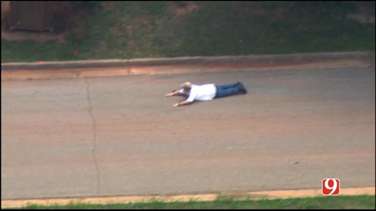 WEB EXTRA: Suspect Surrenders Following Short Standoff In NW OKC