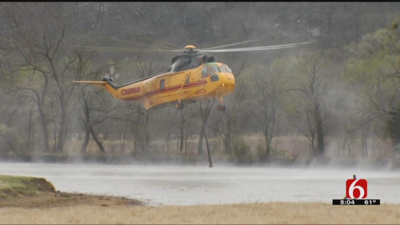 Firefighters Battle To Put Out Washington County Wildfire