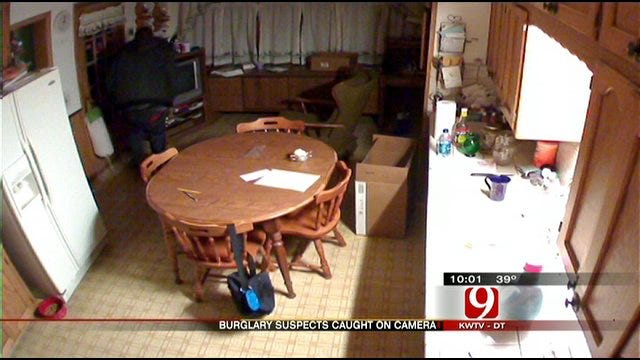 Warr Acres Home Burglary Suspects Caught On Security Cameras