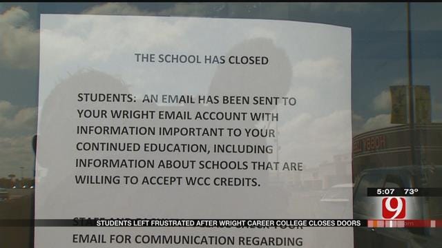 Students Facing Uncertain Future After Wright Career College Closes