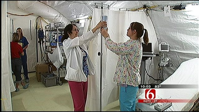 Joplin Hospital Hit By Tornado Sets Up Emergency Unit