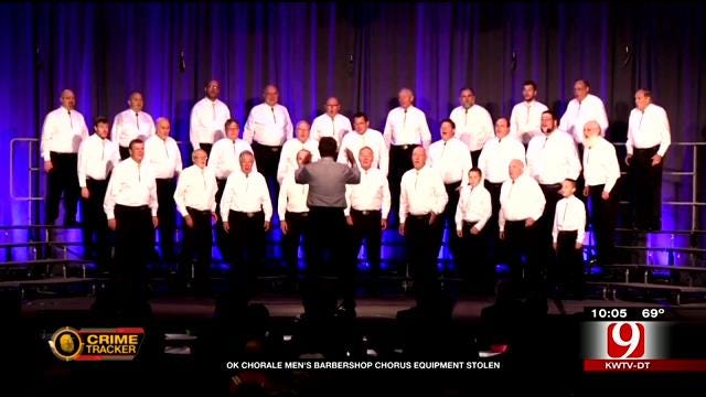 OK Chorale Men's Barbershop Chorus Equipment Stolen