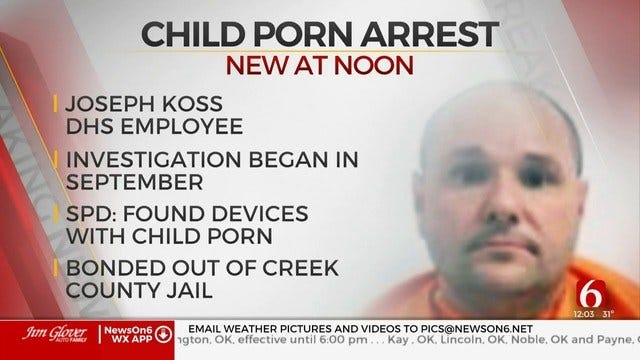 Tulsa County DHS Worker Accused Of Downloading Child Pornography