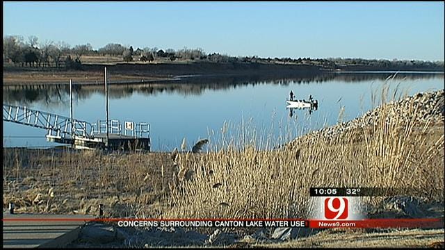 Canton Lake Officials Fear Ramifications Of OKC Water Use During Drought