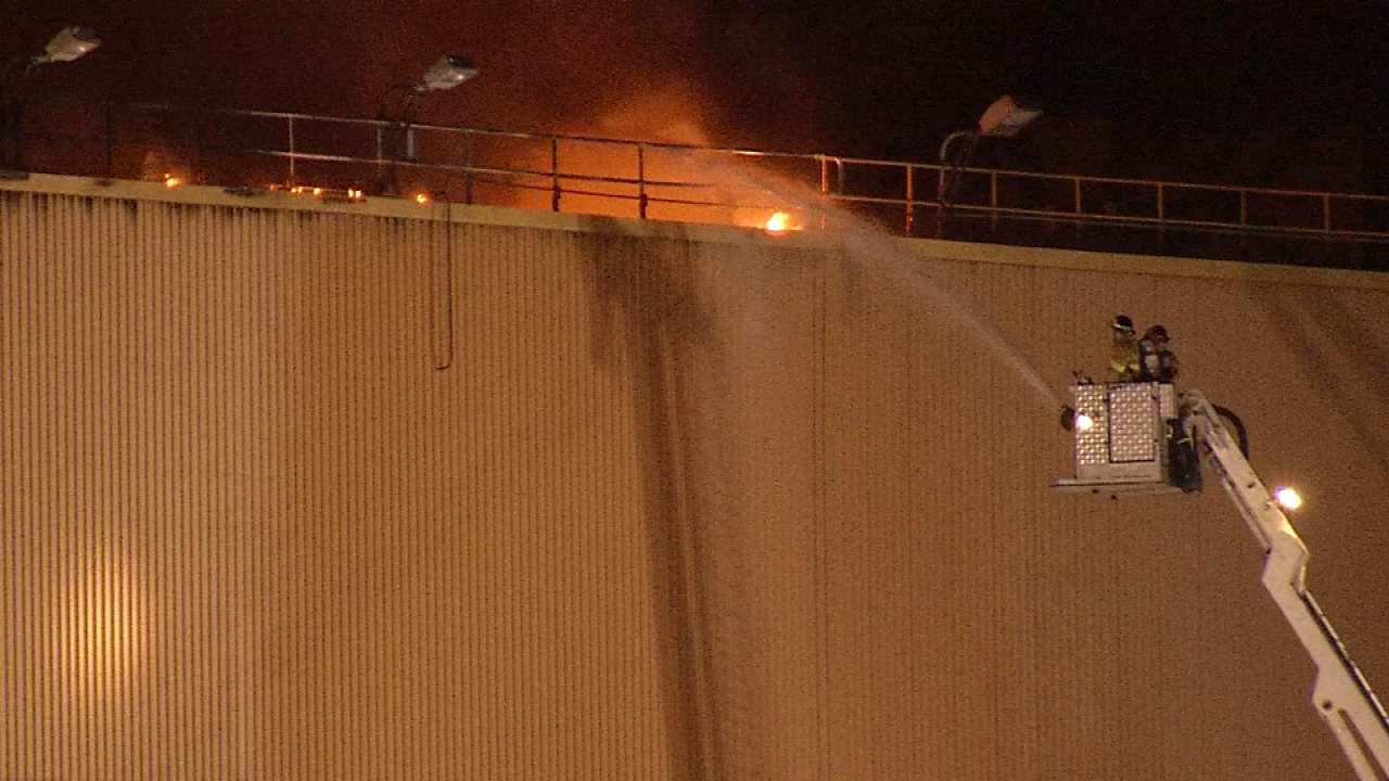 WEB EXTRA: Video Of The Fire Scene At The GRDA Power Plant