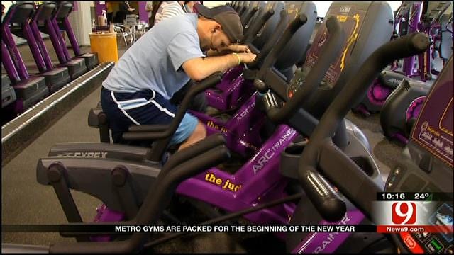 Metro Gyms Packed With Newly Resolute Oklahomans