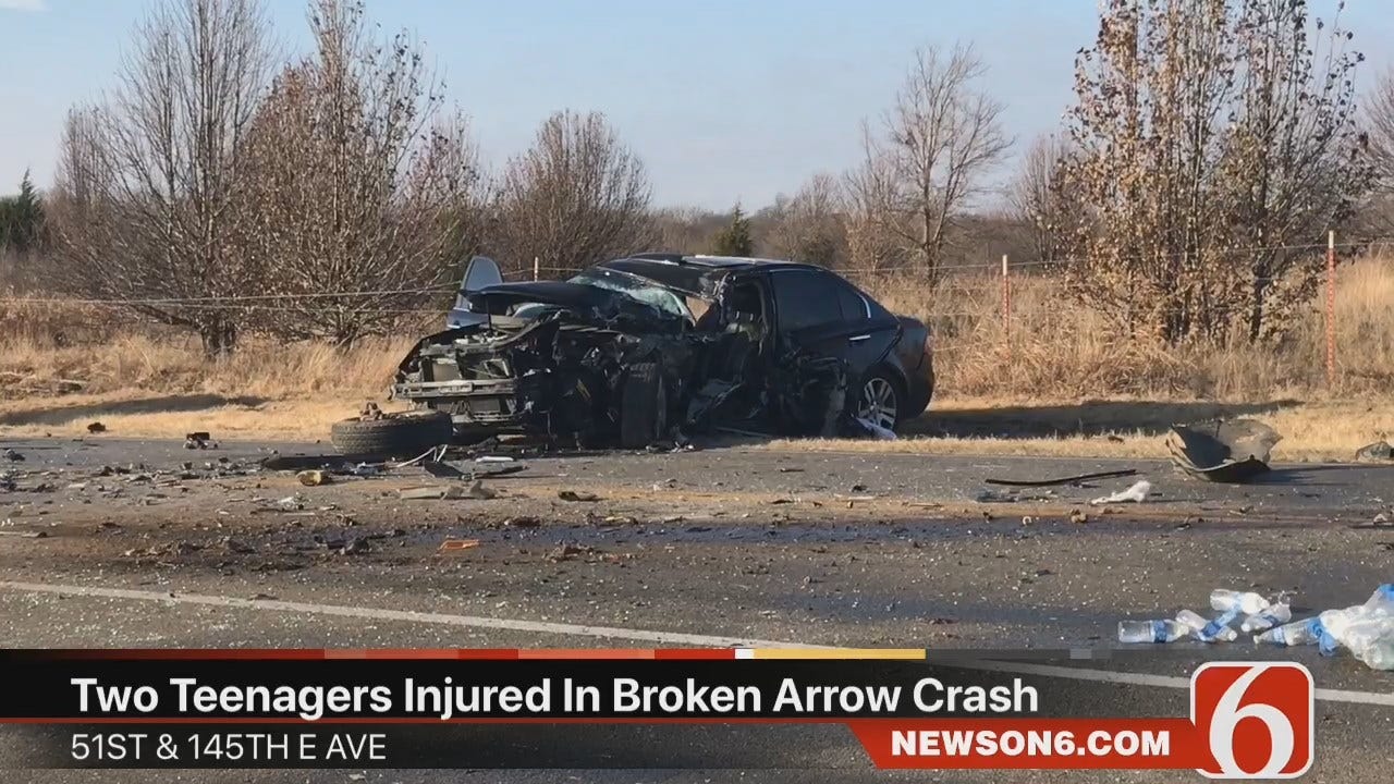 Tess Maune Video Of Broken Arrow Wreck Involving Two Teens