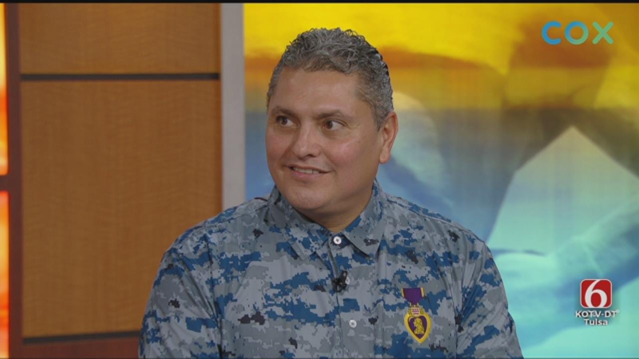 Decorated War Veteran Major Ed Pulido Discusses Folds Of Honor Patriot Game