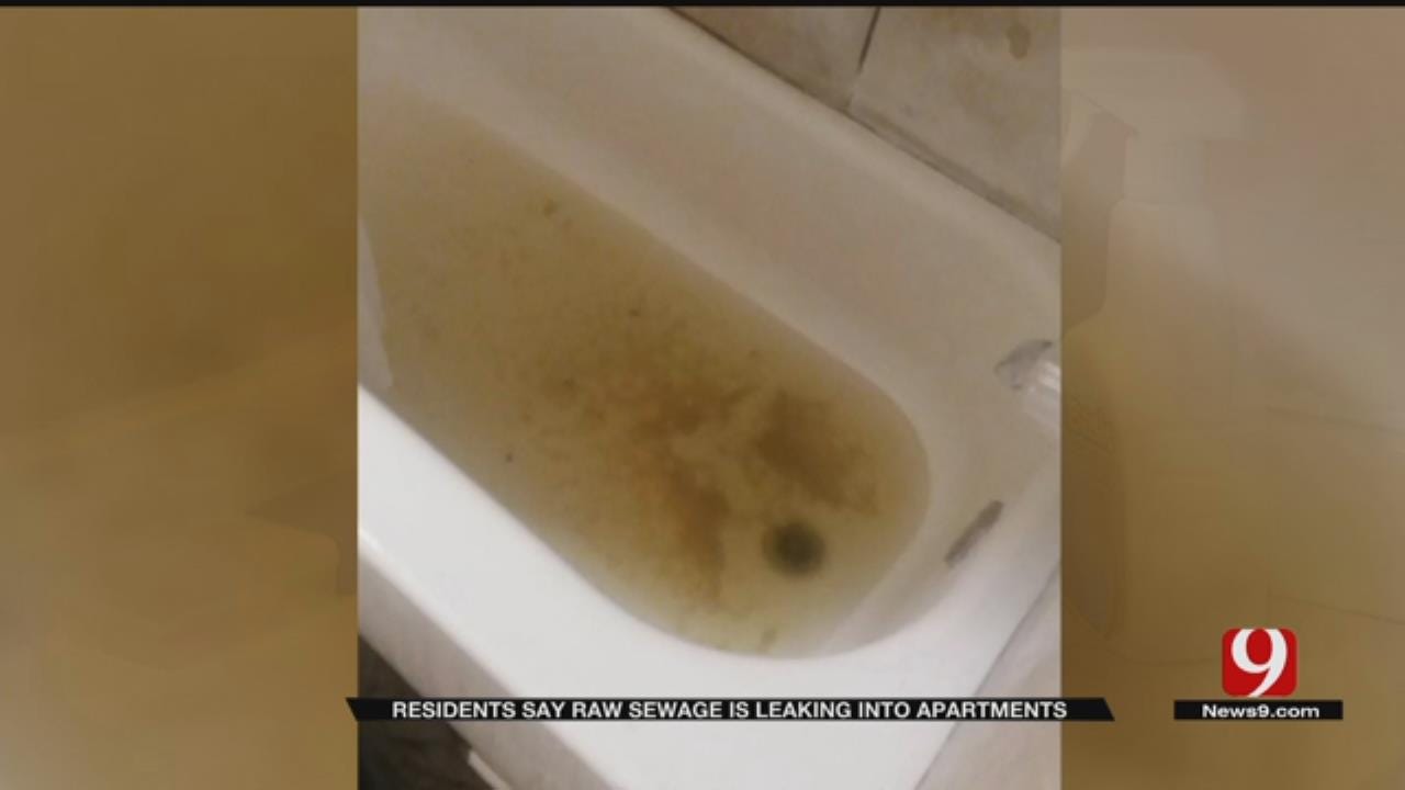 Residents Say Raw Sewage Leaking Into N. OKC Apartments