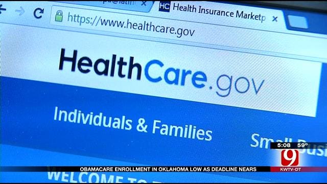 Obamacare Enrollment In Oklahoma Low As Deadline Nears