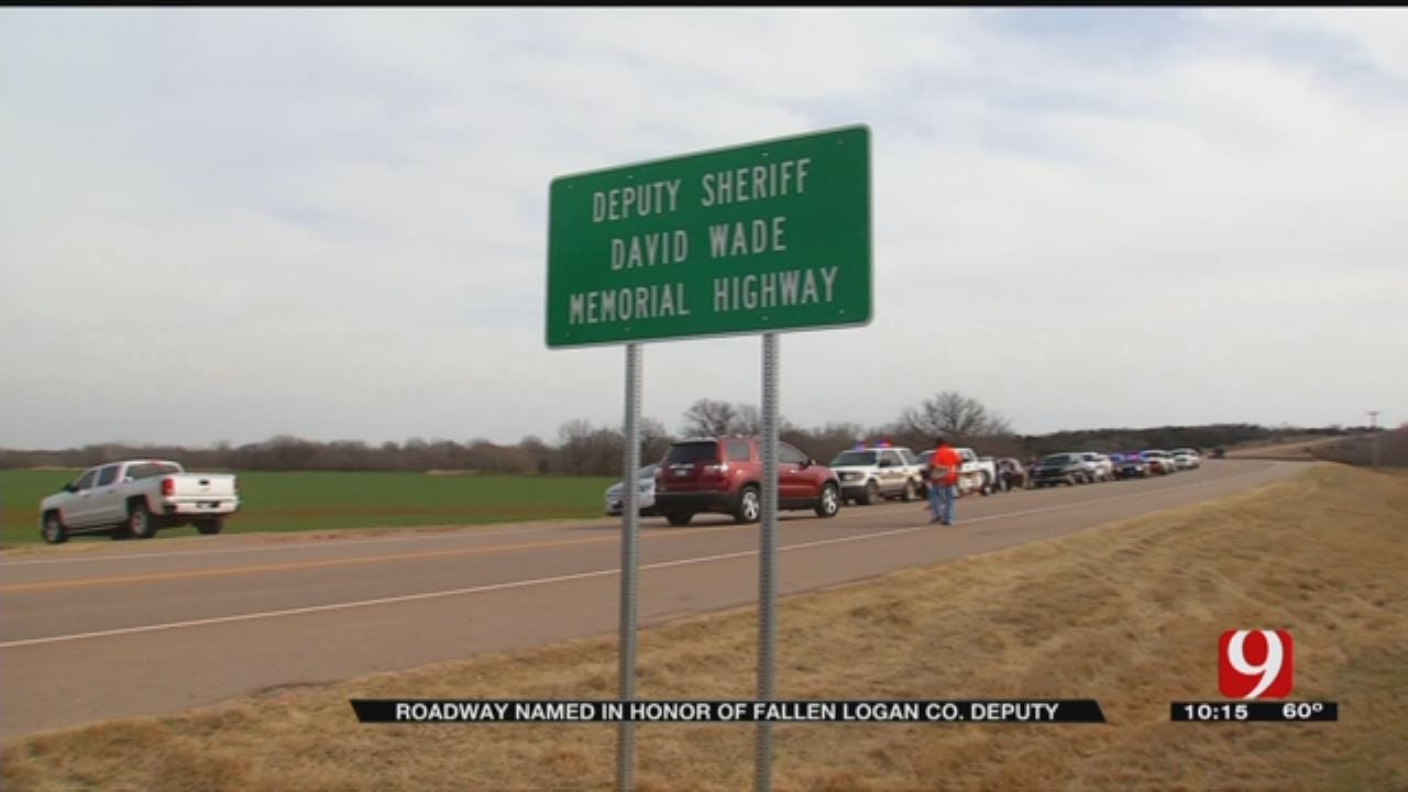 Roadway Named In Honor Of Fallen Logan County Deputy