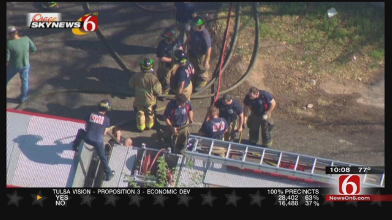 Two Firefighters Injured, Five Animals Killed In Tulsa House Fire