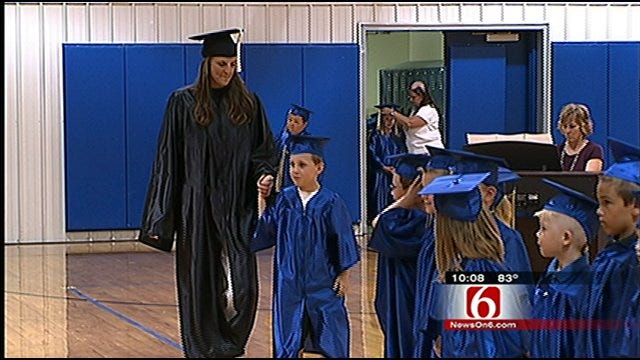 Oklahoma Mom, Son Celebrate Graduation Together