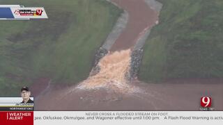 Watch Bob Mills Skynews 9 Captures Heavy Water Runoff Caused By Rain