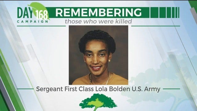 168 Day Campaign: Sergeant First Class Lola Bolden US Army