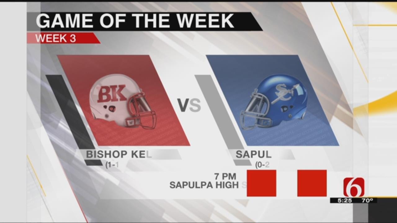 Week 3 Game Of The Week Preview: Sapulpa vs. Bishop Kelley