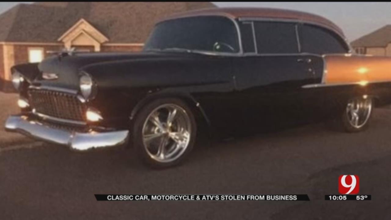 Classic Car, Motorcycle And ATV's Stolen From OKC Business