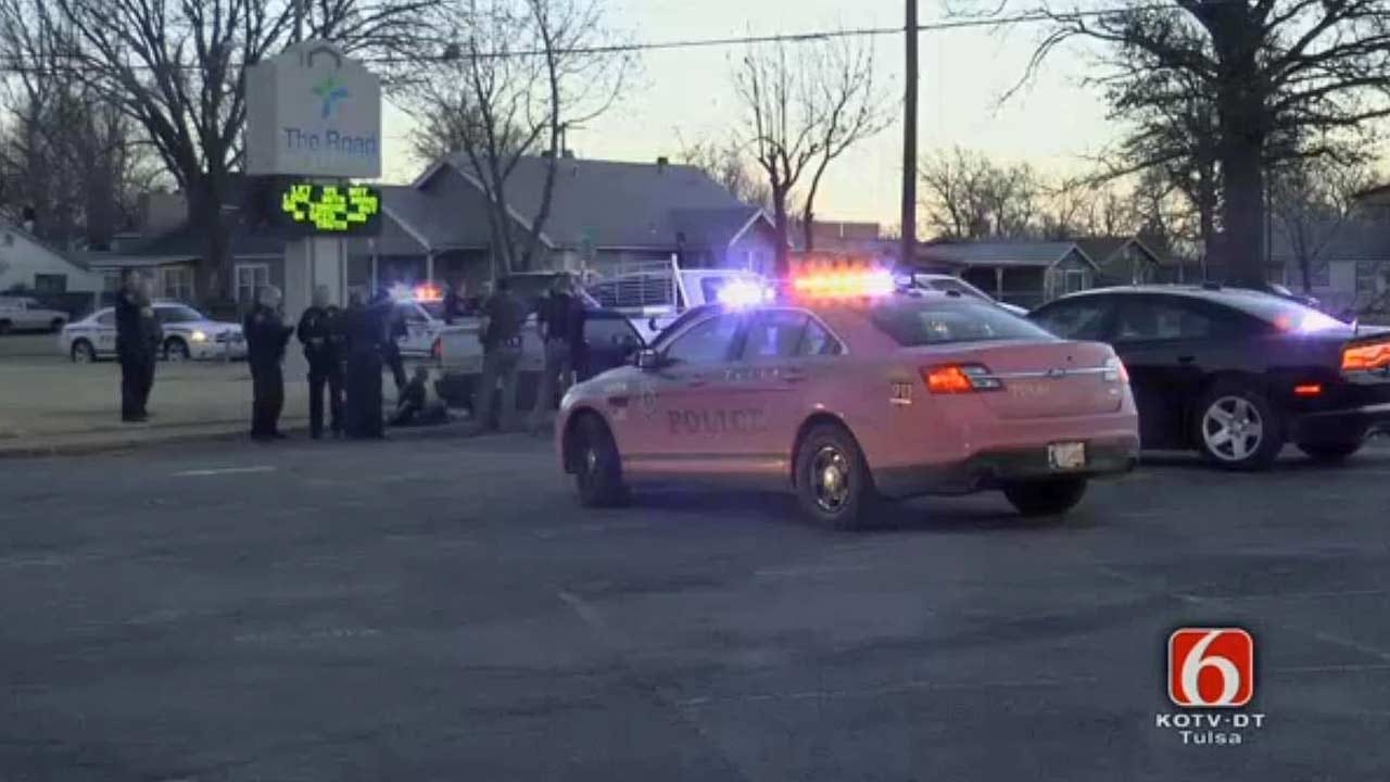 WEB EXTRA: Tulsa Police Pursuit End In Arrest