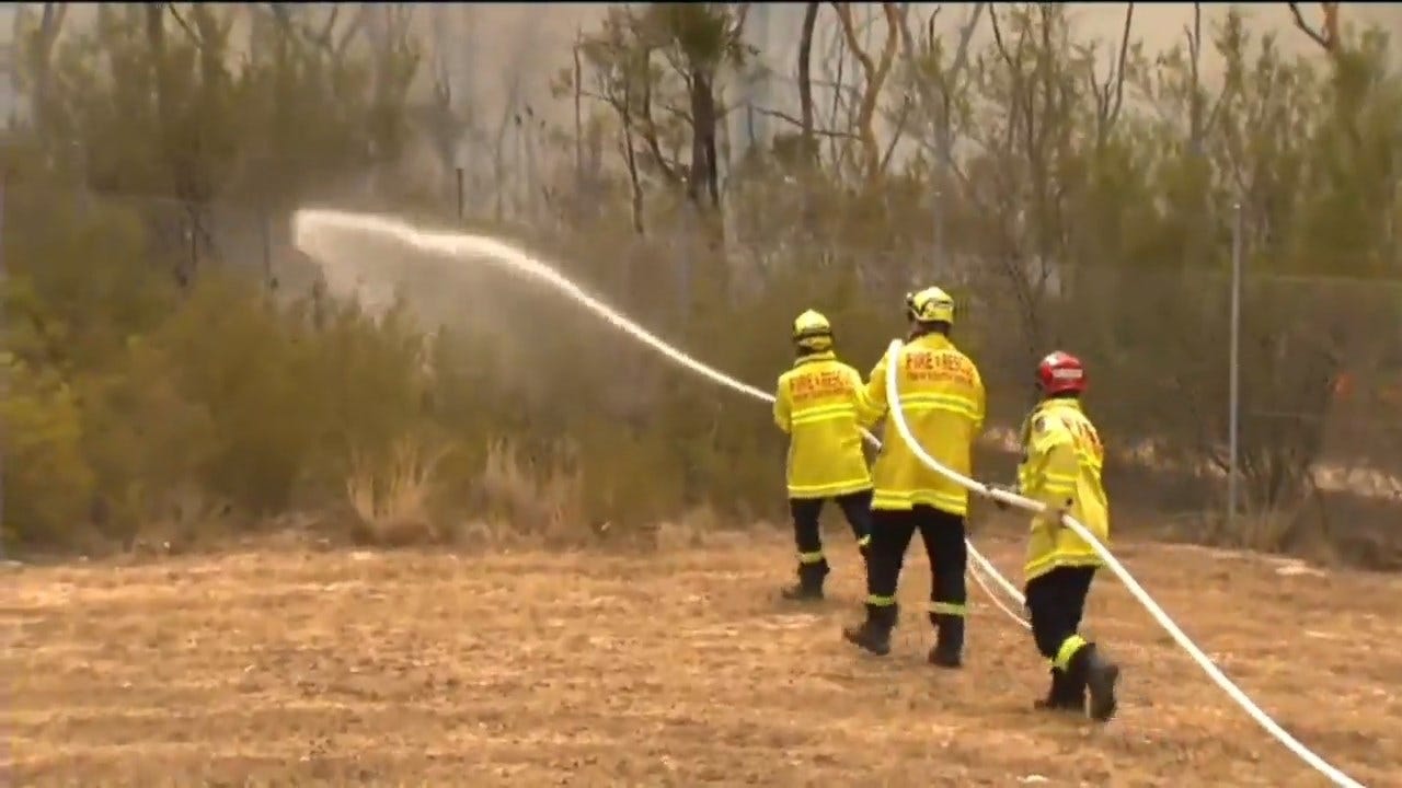 US Firefighters Lend A Hand In Australia
