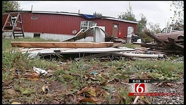 Storms Topple Trees In Wagoner County