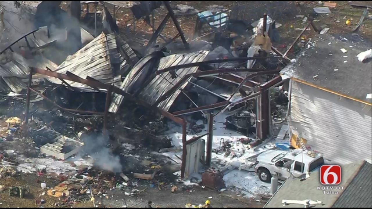 OSAGE SKYNEWS 6 HD: Video of Chouteau Explosion, Fire