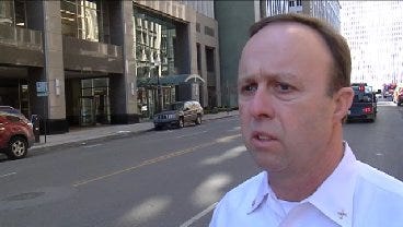 WEB EXTRA: Tulsa Fire District Chief Eddie Bell Talks About Gas Leak