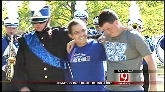 Hennessey Band Rallies Behind Assistant Band Director Battling Disease