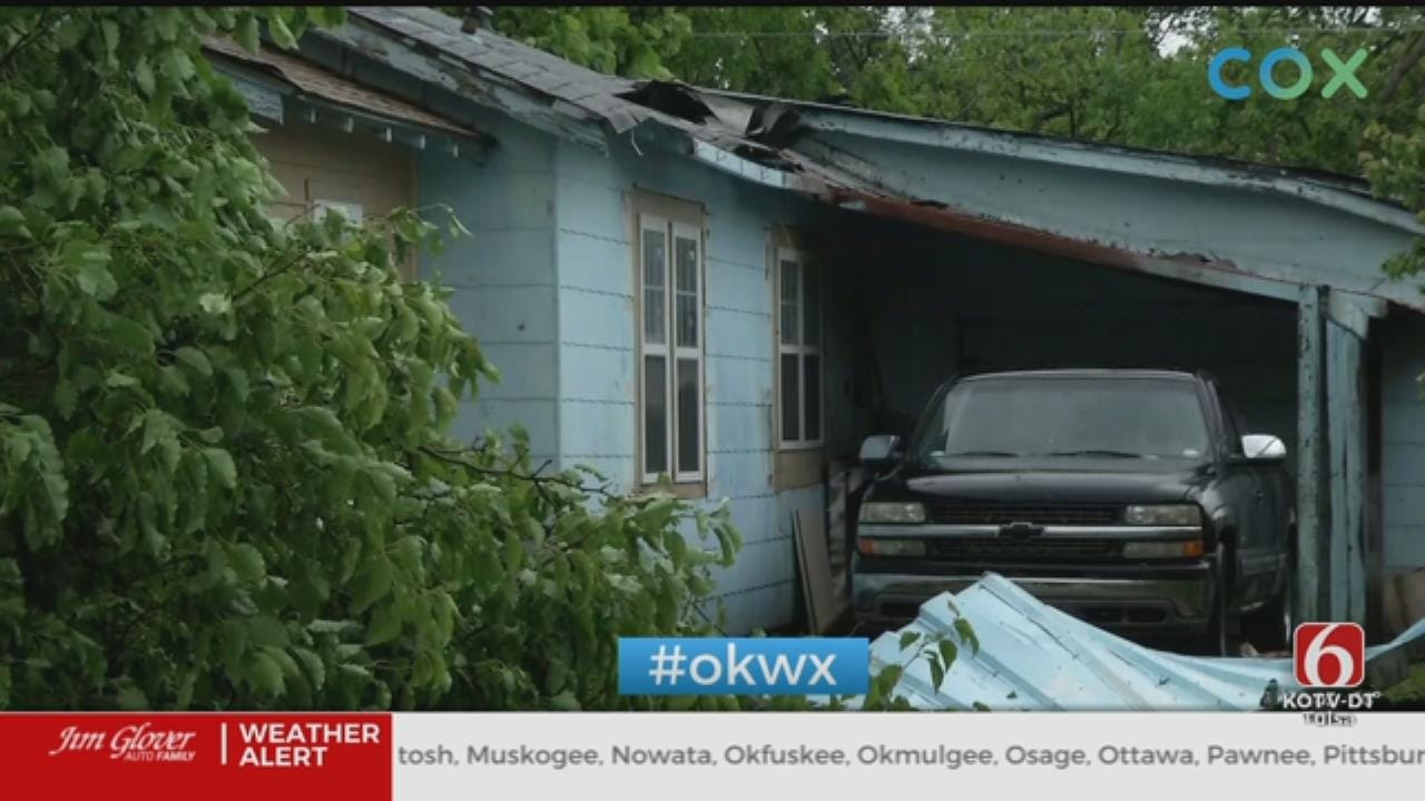 Tulsa Man Injured When Tree Falls On House During Storm