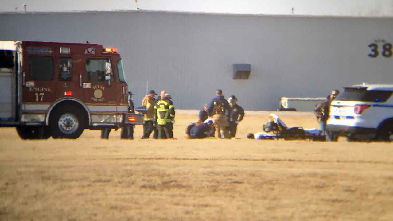 Pilot Taken To Hospital After Bad Landing At Tulsa International Airport