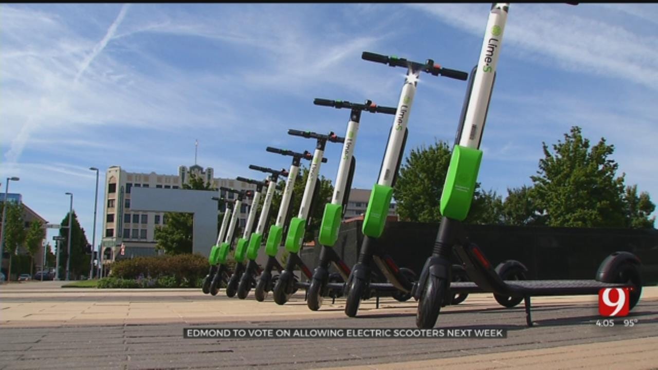 Edmond To Discuss Allowing Electric Scooters At Next Week's City Council Meeting