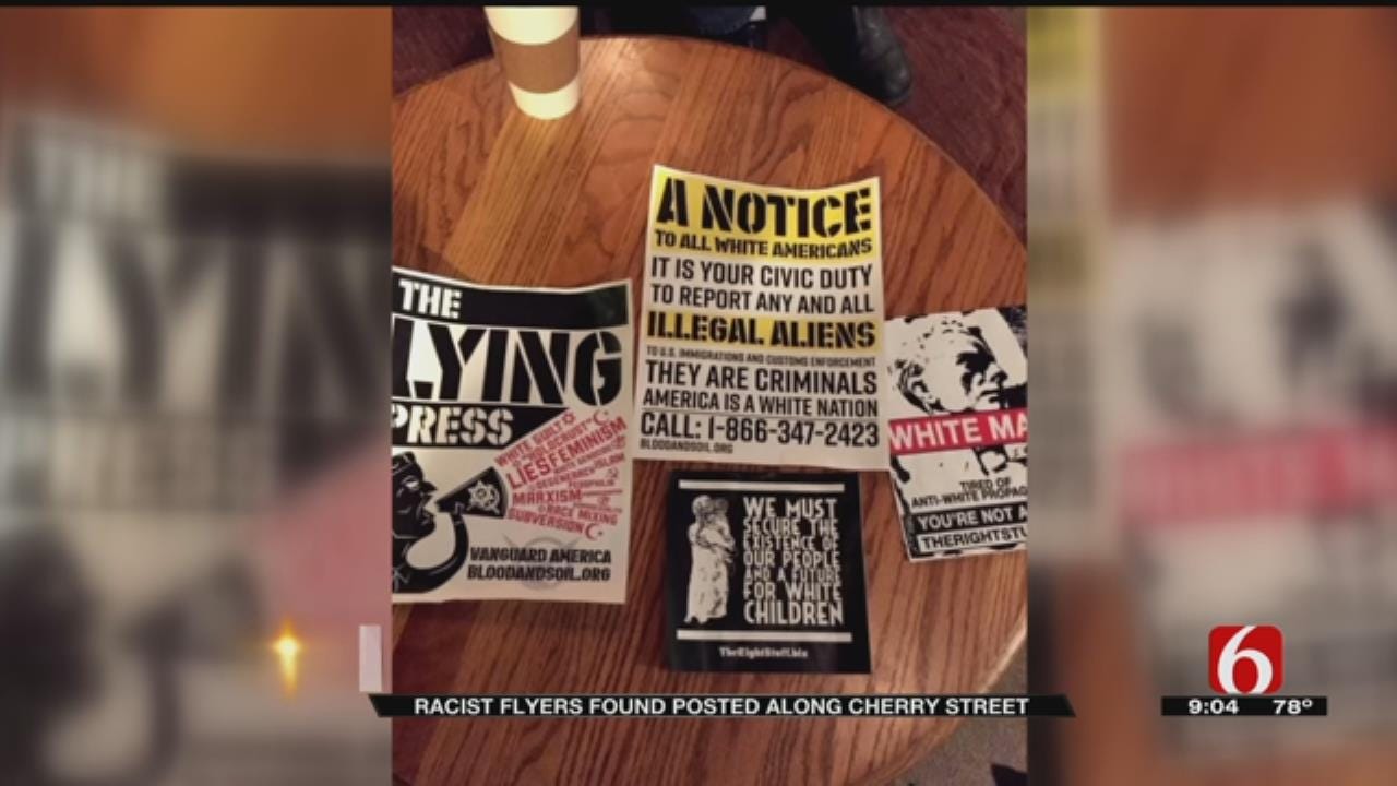 Racist Posters Found On Cherry Street