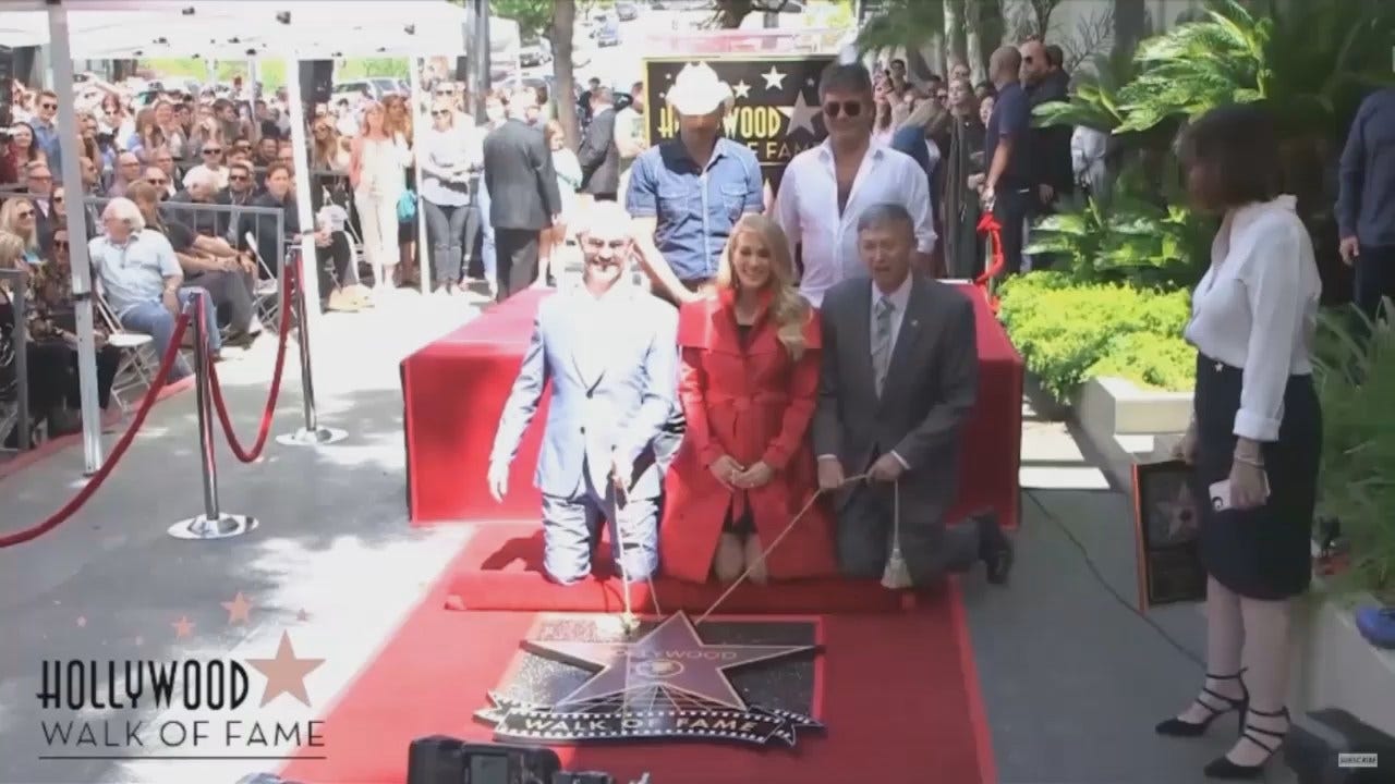 WEB EXTRA: Carrie Underwood Gets Her Star On Hollywood Walk Of Fame