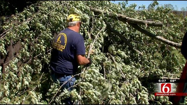 Bartlesville Residents Continue Clean Up From Labor Day Storm Damage