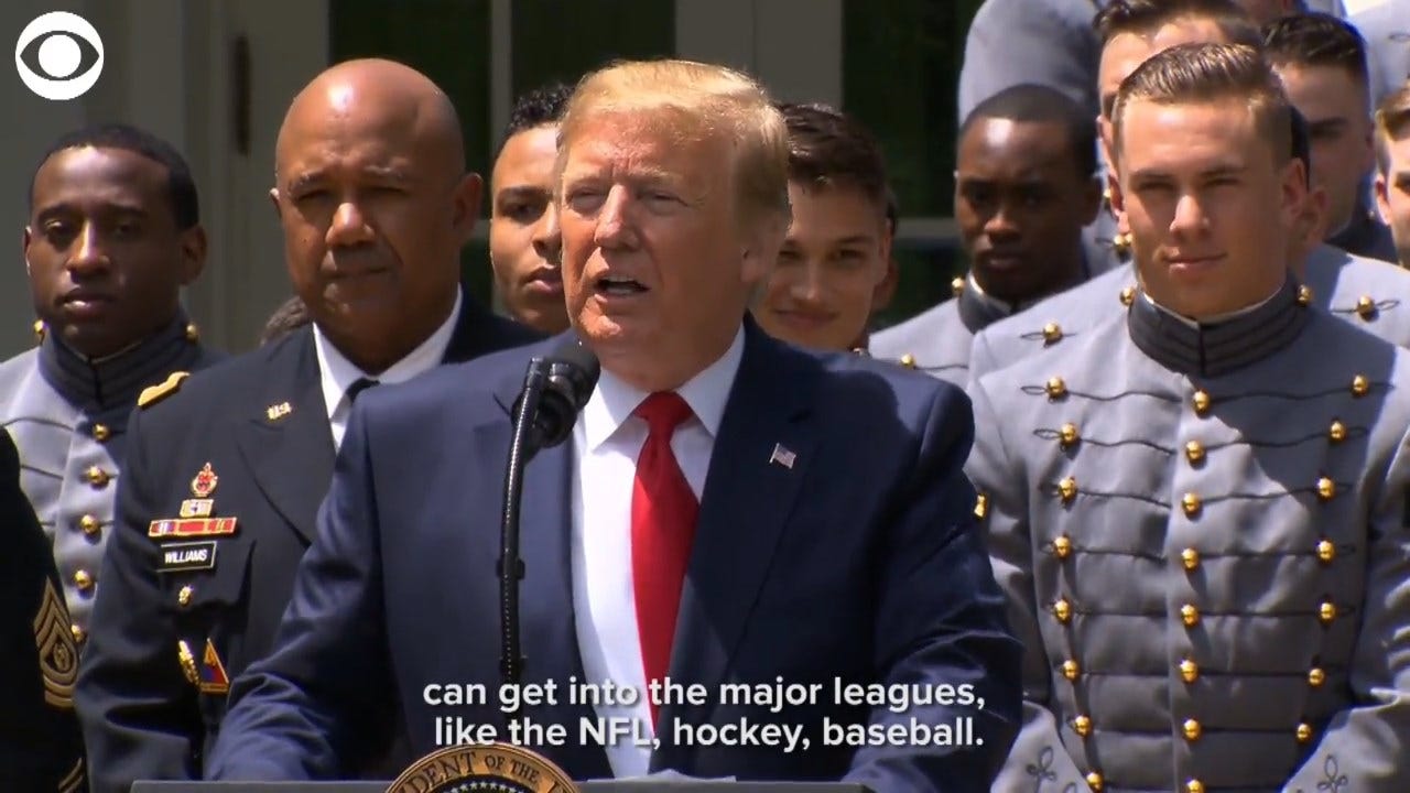 Trump Announced Considering A Waiver To Let Service Academy Athletes Delay Duty To Turn Pro