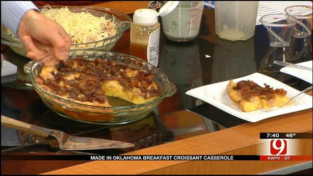 Made In Oklahoma Recipe: Breakfast Croissant Casserole