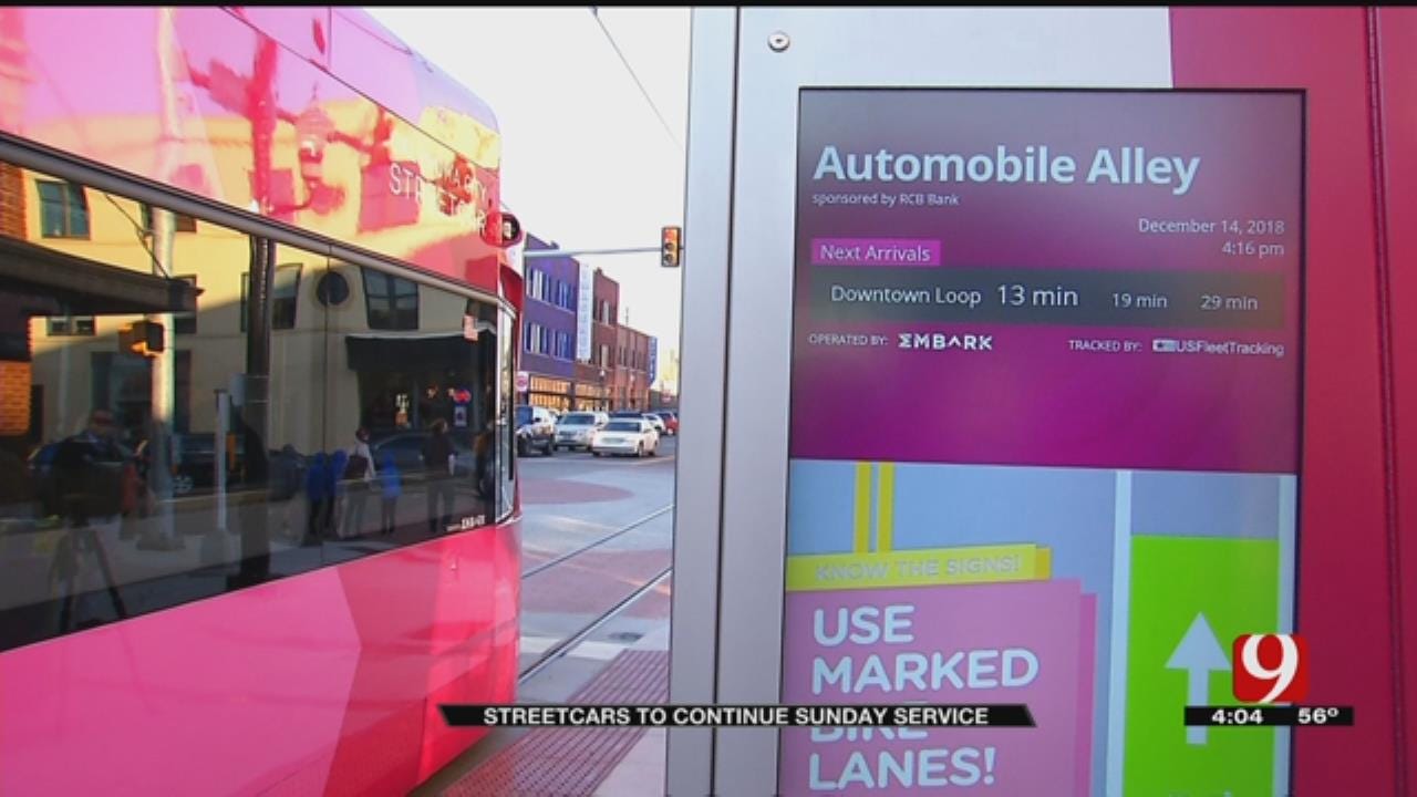 Officials Decide Sunday Streetcar Service Will Continue