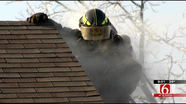 Falling Ice Blamed For Tulsa House Fires