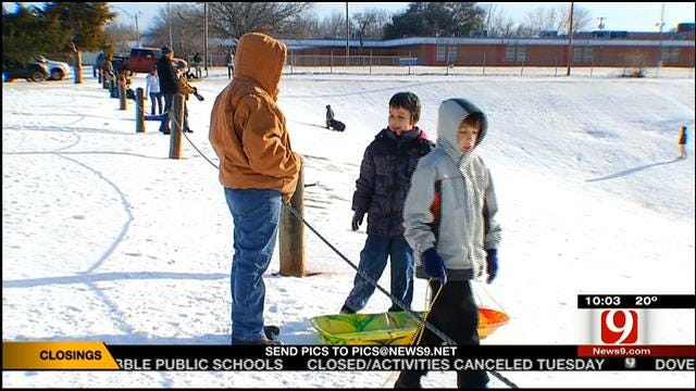 Snow Day Called For Most Oklahoma Children