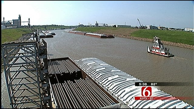 Mississippi River Flooding Affecting Port Of Catoosa Operations