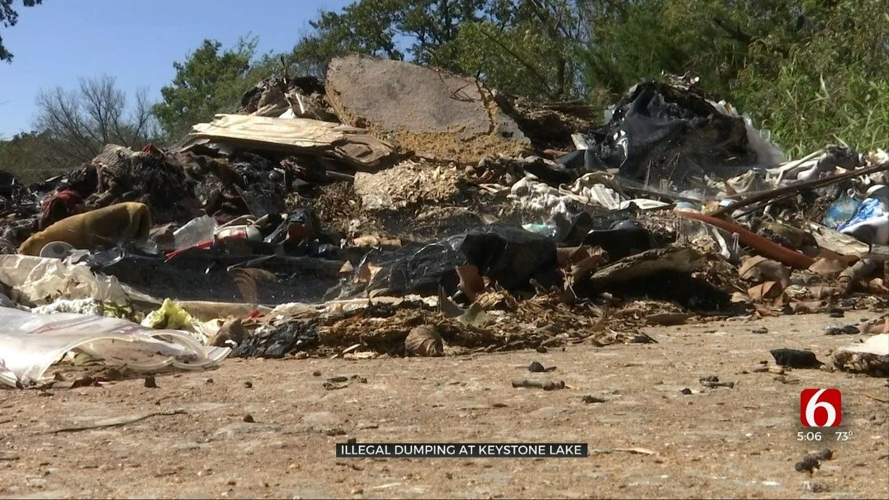 Oklahoma Army Corps of Engineers Battling Illegal Trash Dumpers