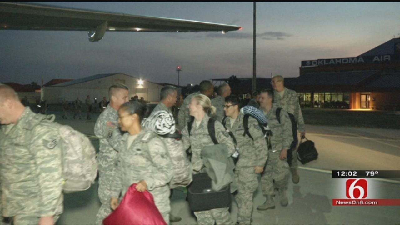 200 Oklahoma Air National Guardsmen Deploy From Tulsa To Japan