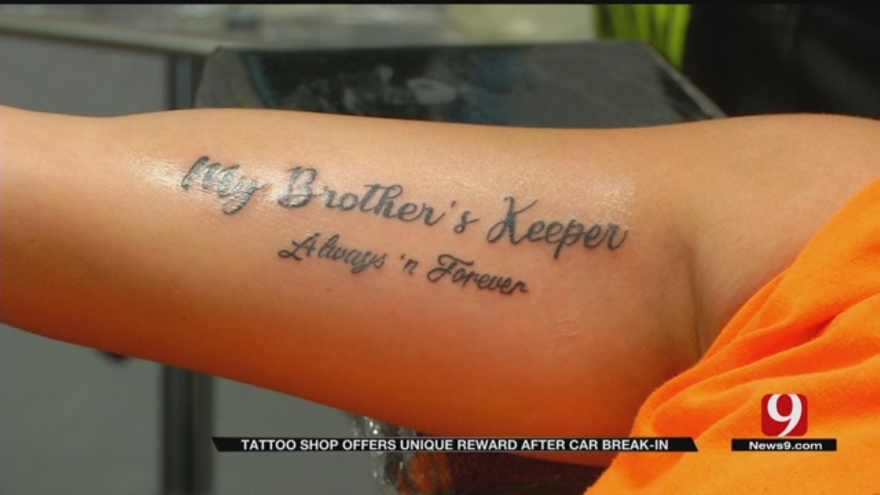 Tattoo Shop Offers Free Ink To Help Catch Thieves