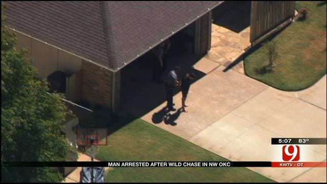 Suspect Arrested After Wild Chase In Northwest OKC
