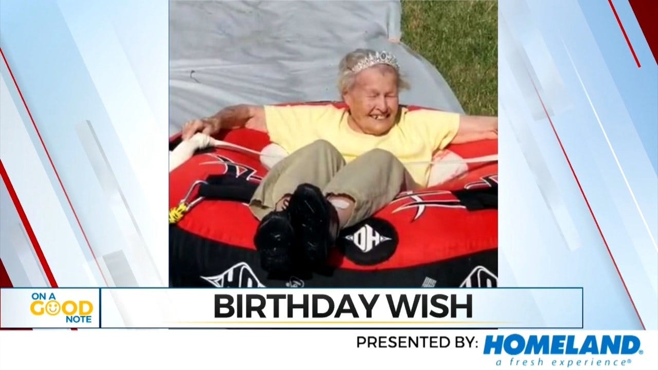 On A Good Note: Assisted Living Center Grants Unique Wish To 101-Year-Old