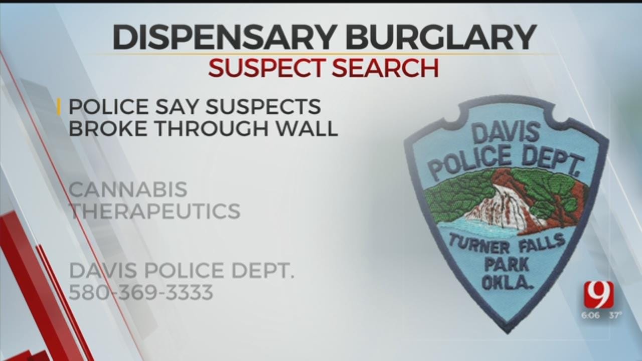 Davis Police Searching For Suspects That Broke Into Medical Marijuana Dispensary