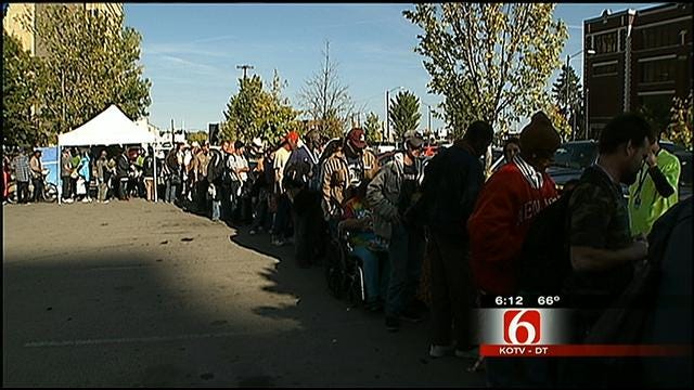 Local Agencies Come Together To Volunteer At Tulsa Soup Kitchen