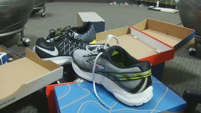 Tulsa Chiropractor Donates Shoes To John 3:16 Running Group