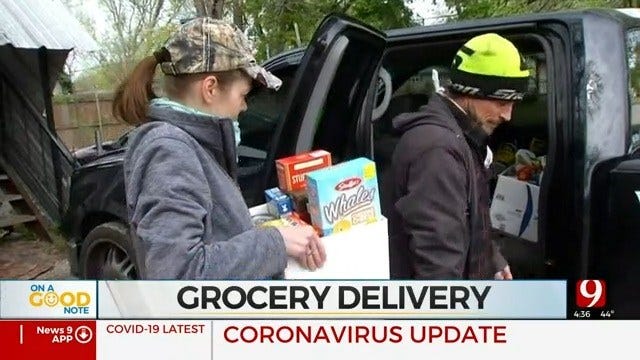 Norman Couple Collects Donations, Helps Deliver Groceries To Neighbors In Need