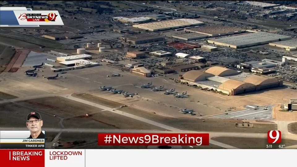 Lockdown Lifted At Tinker Air Force Base