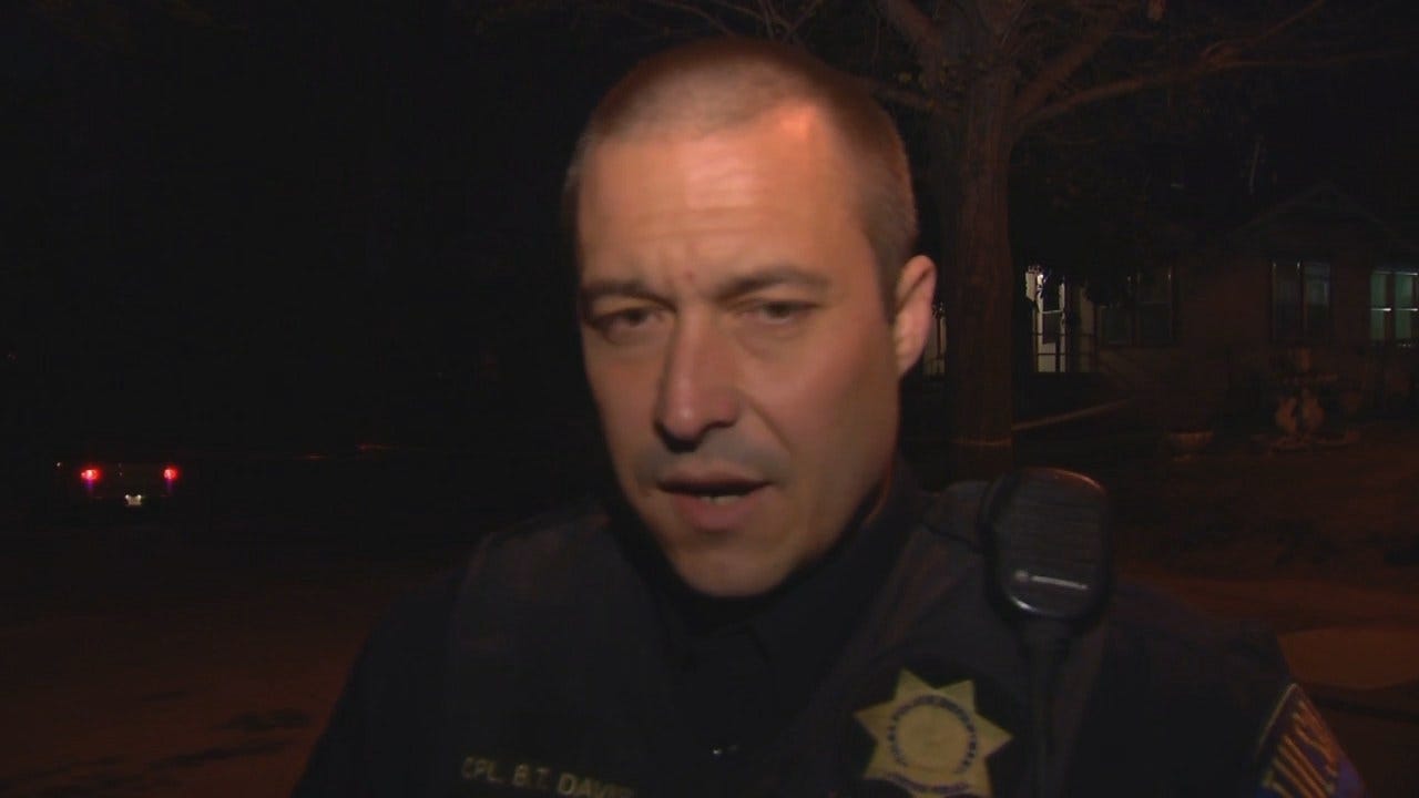 WEB EXTRA: Tulsa Police Cpl. Brandon Davis Talks About Stabbing